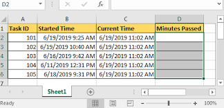 calculate minutes between date time