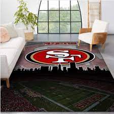 san francisco 49ers nfl area rug living