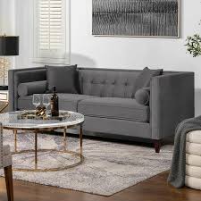 Removable Covers Sofa In Steeple Gray