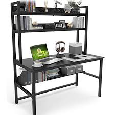 But we wish you appreciate the imaginative process of. Sunon Home Office 47 Inch Modern Computer Desk Wood Office Desk With Metal Stand Easy To Assemble Study Writing Table Space Saving Desk Workstation Black Home Home Office Furniture Urbytus Com