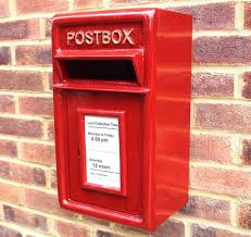Post Box Letterbox Cast Iron Mail Box