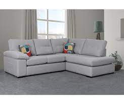 silver fabric corner sofa furniture