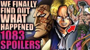 WE FINALLY FOUND OUT WHAT HAPPENED / One Piece Chapter 1083 Spoilers -  YouTube