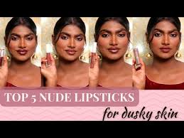 top 5 lipsticks that suits dusky brown