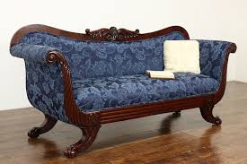 1860s carved gany sofa
