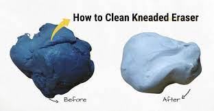 how to clean kneaded eraser is it