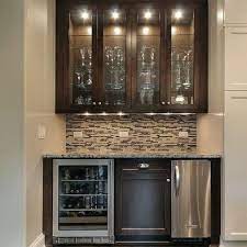 bar cabinets with wine fridge ideas