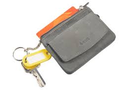 Ring Wallet Card Holder With Zipper