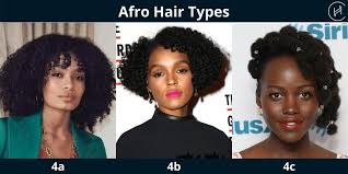 afro hair types 4a 4b 4c hair types