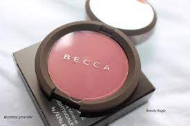 singing with becca mineral blush in