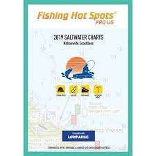 Fishing Hot Spots Pro Sw 2019 Saltwater Charts Nationwide Coastlines