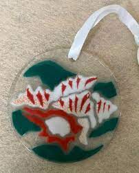 Peggy Karr Round Fused Glass Ornament