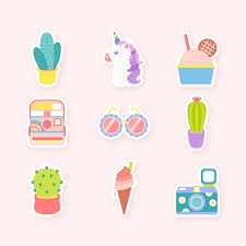 cute sticker images free on