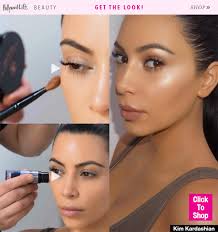 kim kardashian s highlighter makeup
