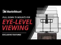 Mantelmount Above Fireplace Pull Down
