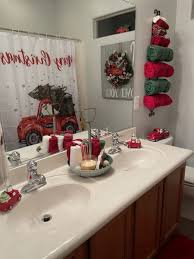 35 enchanting christmas bathroom decor