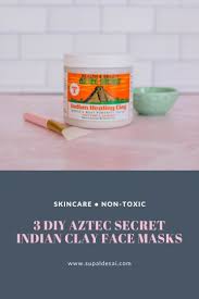 diy aztec secret indian clay face masks