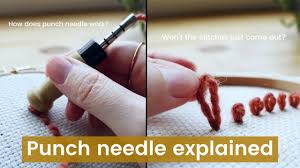 how does the adjule punch needle
