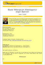 .arbeitsamt muster widerspruch arbeitsamt musterbrief widerspruch arbeitsamt vorlage muster widerspruch zu hohes einkommen haben sie bereits einer falschen oder einer zu hohen. Muster Widerspruch Arbeitsagentur Wegen Sperrzeit Pdf Kostenfreier Download