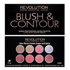 revolution ultra blush palette sugar and e