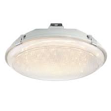 envirolite integrated led light gray outdoor bug proof ceiling flush mount light with cord and plug