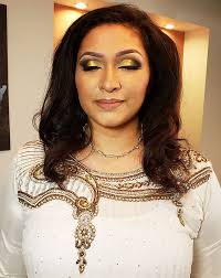 indian bridal makeup gold smokey eye