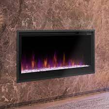 Electric Fireplace Shallow 4 Inch