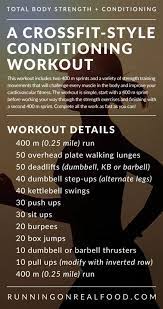 a crossfit style conditioning wod for