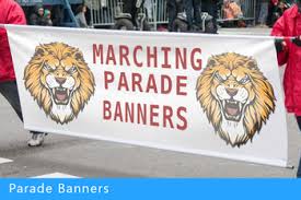 high quality custom parade banners
