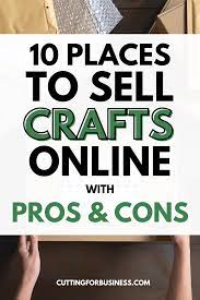 10 places to sell crafts with
