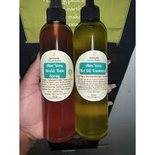 You all have seen hot oil treatments in the store but you probably didn't know that many of them aren't that effective and just add weight to your hair. Aloe Vera Hot Oil Hair Treatment Queensanity