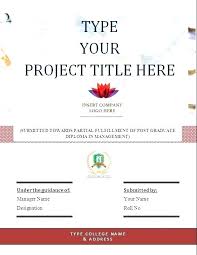 Free Report Cover Page Template Report Cover Page Template Word 3