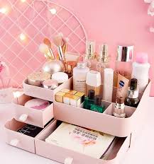 basic matte pastel makeup drawer