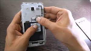 How to insert MicroSD card into Samsung Galaxy J5 - YouTube