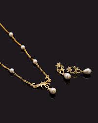 Buy Designer Necklace Sets Baroque Pearl Elegant Long Necklace Set