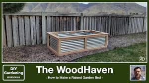 how to make a diy raised garden bed