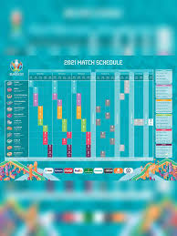 The competition was originally planned to be played from 12 june to 12 july 2020 but was postponed and rescheduled for 11 june to 11 july 2021. Pdf Euro Cup 2021 Schedule Pdf Download Instapdf