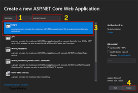 first project of asp net core