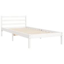 Bed Frame With Headboard White 100x200