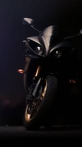 yamaha r1 black motorcycle hd phone