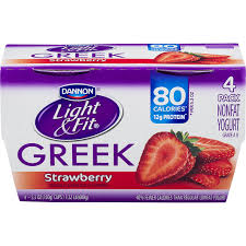 dannon light fit greek strawberry fat