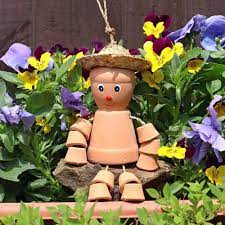 New Small Flower Pot Man Terracotta