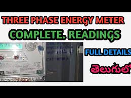 Three Phase Energy Meter Reading In