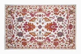 pink suzani hand tufted carpet