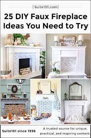 25 Diy Faux Fireplace Ideas Build Your