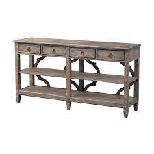 Four Drawer Console Table