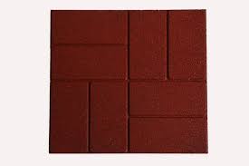 400x400mm brick rubber floor tiles new