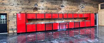 garage storage e with custom cabinets