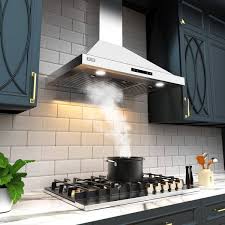 Empava 30 In 380 Cfm Wall Mount Range Hood S With Light With Ducted Exhaust Vent Soft Touch Controls In Stainless Steel Silver