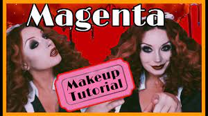 magenta makeup tutorial rocky horror